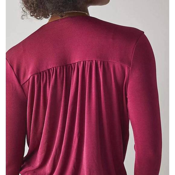 NEW FREE PEOPLE turnt bodysuit in deep pink - Picture 3 of 4